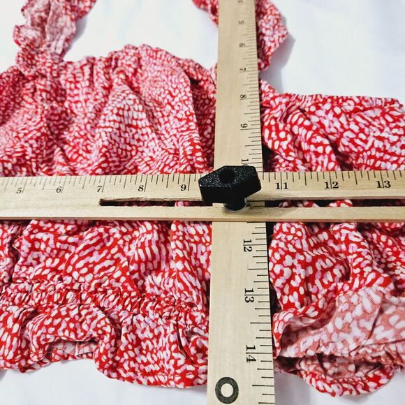 Lily Rose Womens Crop Top Multi-Color Size XL 100% Rayon Elastic Around Bottom - Picture 4 of 12